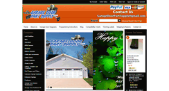 Desktop Screenshot of garagedoorpartsupply.com